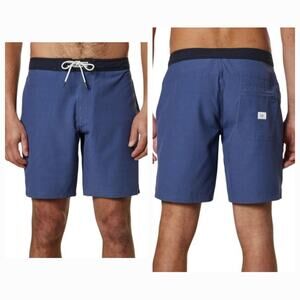 NWT Katin Plank Surf Trunks, Board Shorts, Blue & Black sz 31